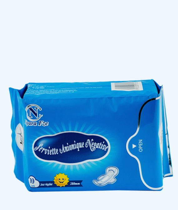 Serviette périodique régulier